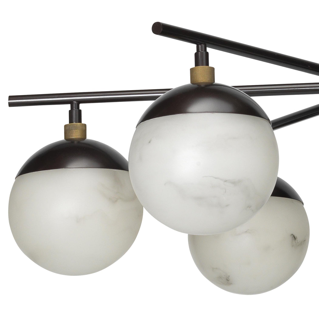 Jamie Young Metro Faux Alabaster 6-Light Chandelier