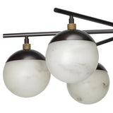 Jamie Young Metro Faux Alabaster 6-Light Chandelier