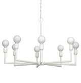 Jamie Young Park 8-Light Gesso Chandelier