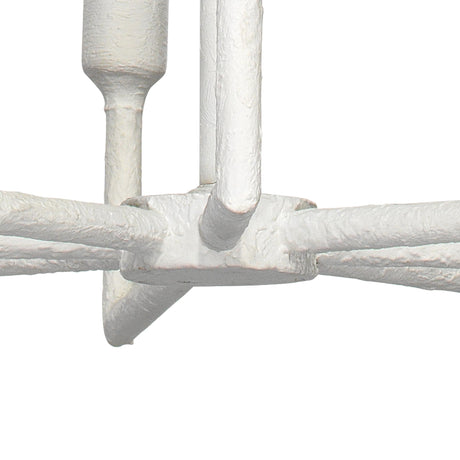 Jamie Young Park 8-Light Gesso Chandelier