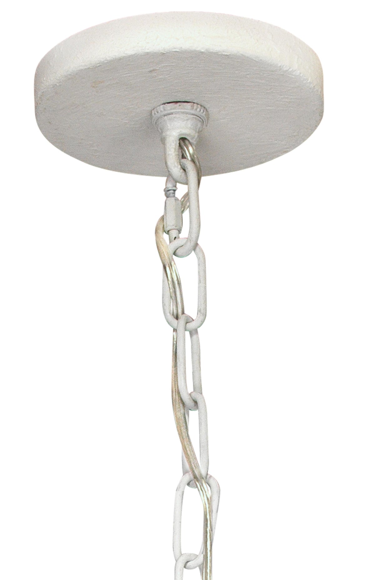 Jamie Young Park 8-Light Gesso Chandelier