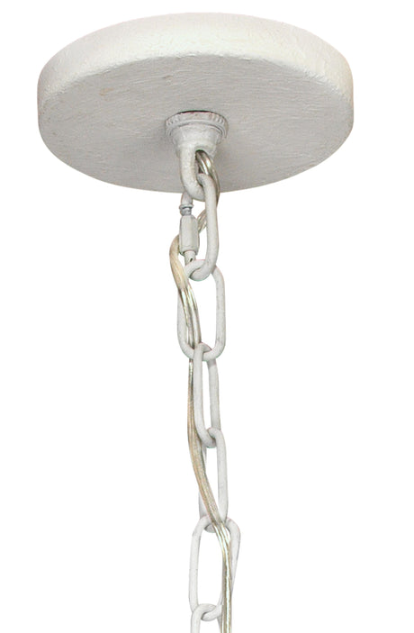 Jamie Young Park 8-Light Gesso Chandelier