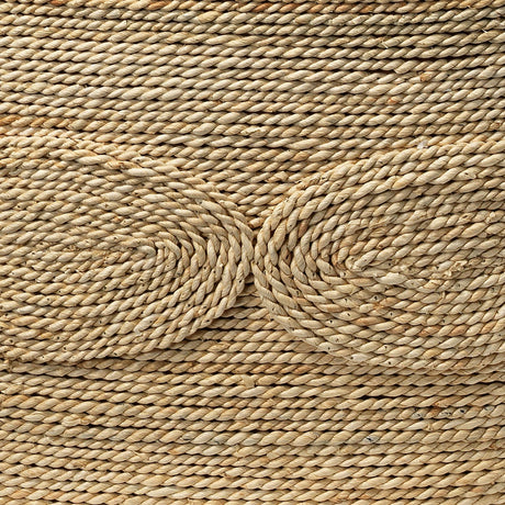 Jamie Young Barbados Oval Corn-Straw Coffee Table