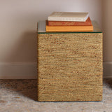 Jamie Young Captain Seagrass Square Side Table