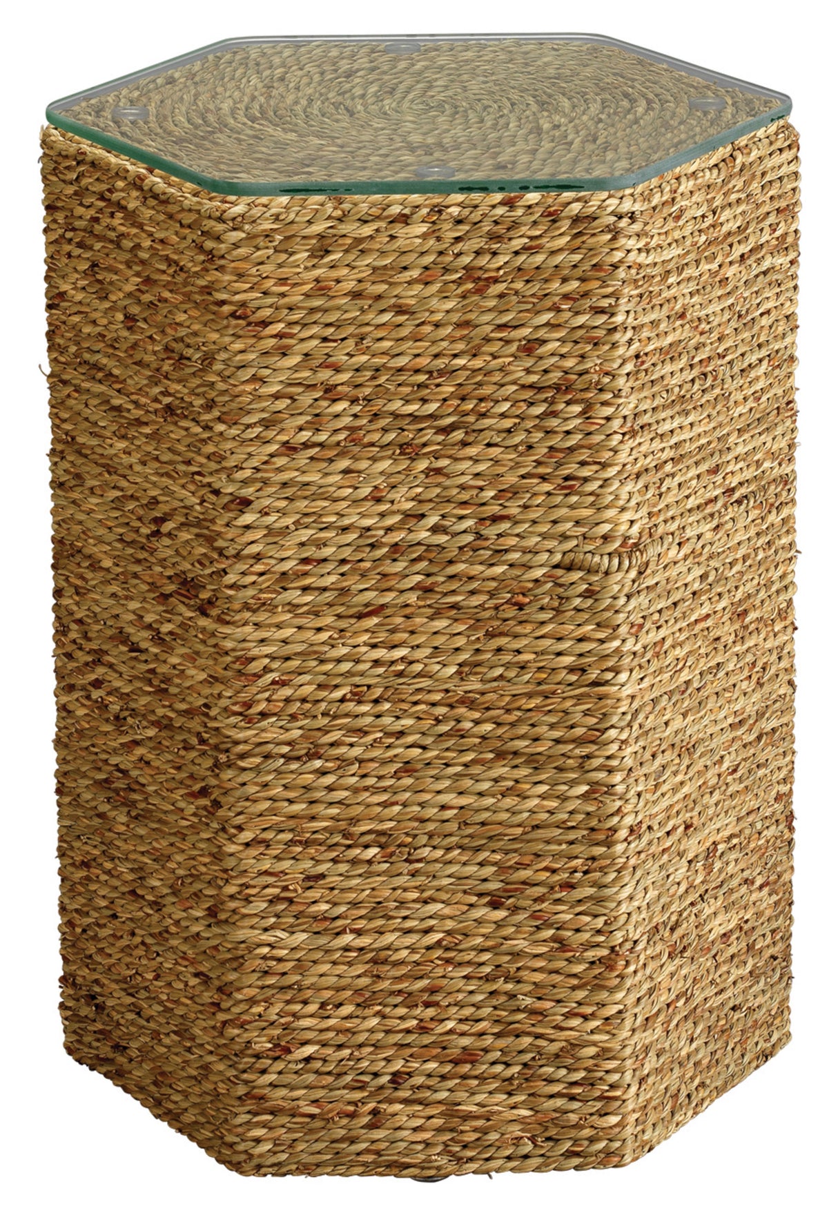 Jamie Young Peninsula Seagrass Side Table