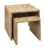 Jamie Young Bedford Wood Set of 2 Nesting Tables, Natural