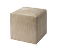 Jamie Young Pinstripe Hide Ottoman, Small