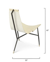 Jamie Young Abilene Leather Lounge Chair