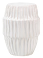 Jamie Young Algae Ceramic Indoor/Outdoor Side Table, White