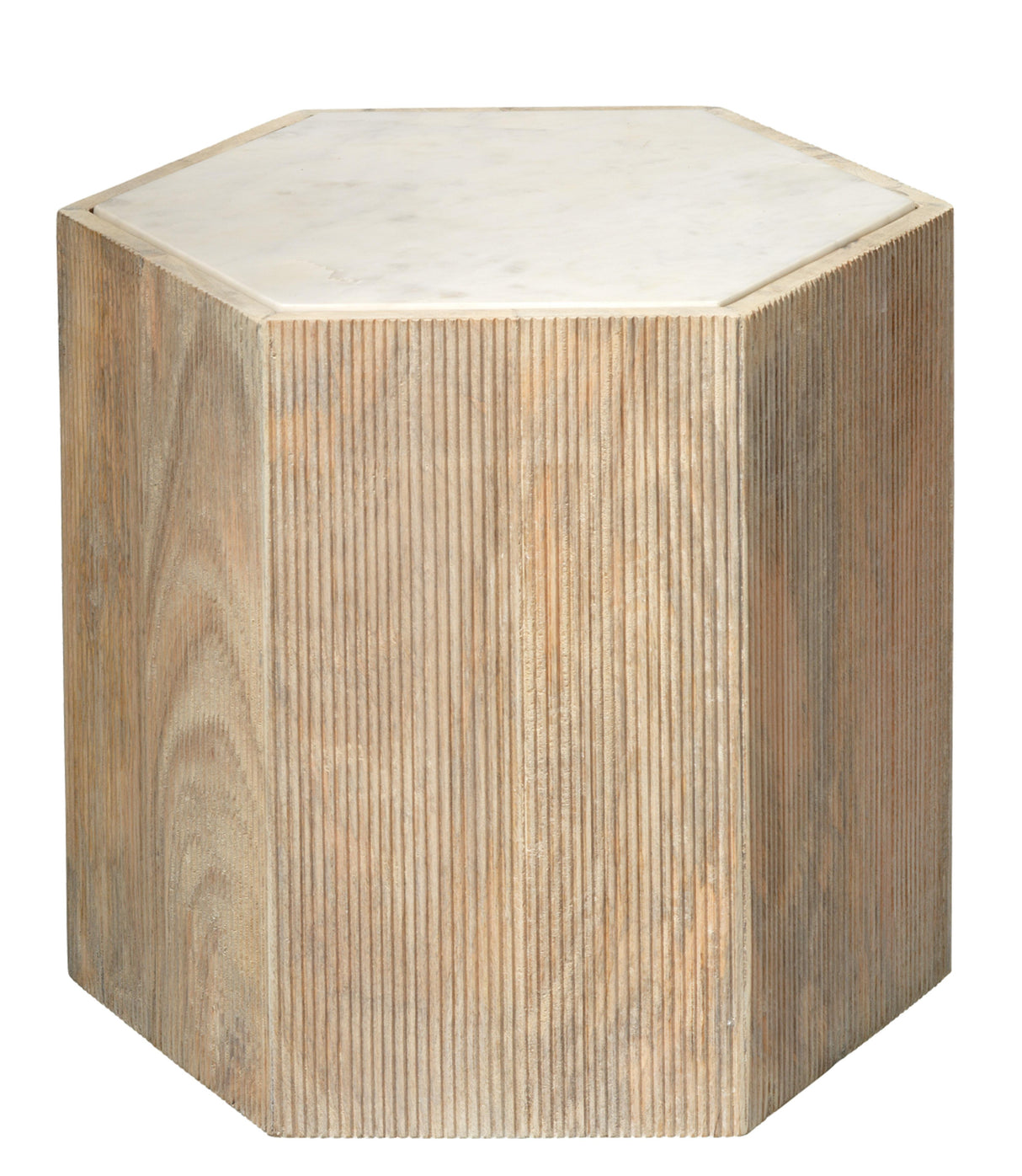 Jamie Young Argan Wood Hexagon Table, Large