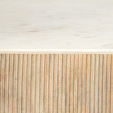 Jamie Young Argan Wood Hexagon Table, Medium