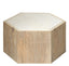 Jamie Young Argan Wood Hexagon Table, Small