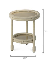 Jamie Young Delta Cotton Rope Side Table