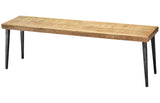 Jamie Young Farmhouse Wood Bench, Natural