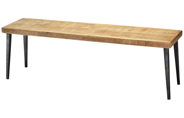 Jamie Young Farmhouse Wood Bench, Natural
