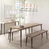 Jamie Young Farmhouse Wood Bench, Natural