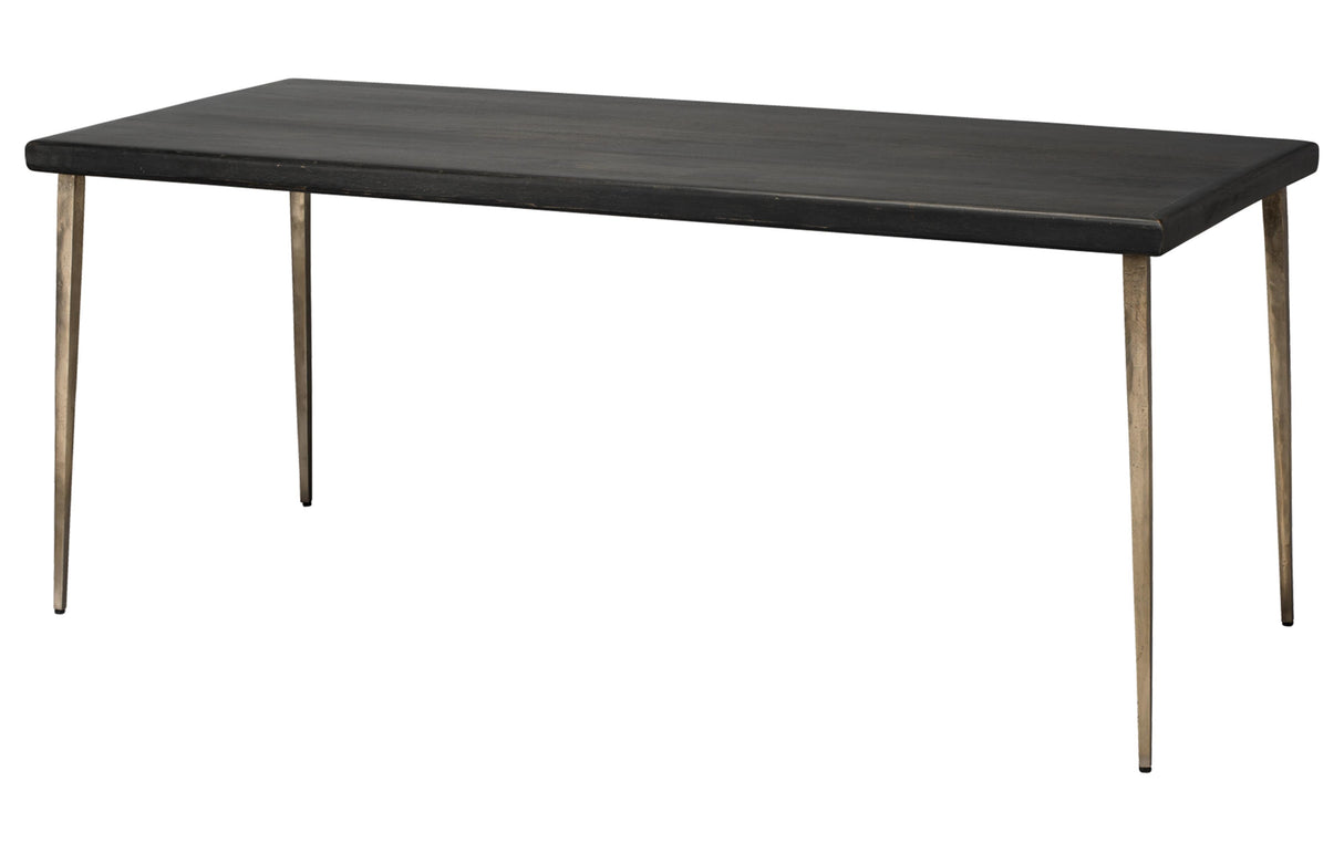Jamie Young Farmhouse Wood Dining Table, Black