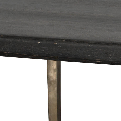 Jamie Young Farmhouse Wood Dining Table, Black