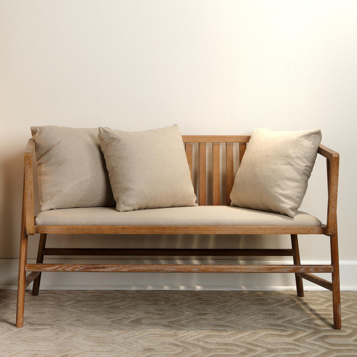 Jamie Young Grayson Wood Settee