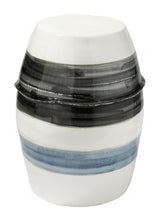 Jamie Young Horizon Striped Indoor/Outdoor Ceramic Side Table