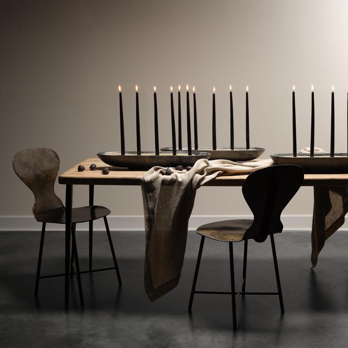 Jamie Young McCallan Metal Chair, Acid Wash Metal