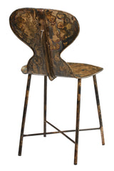 Jamie Young McCallan Metal Chair, Acid Wash Metal