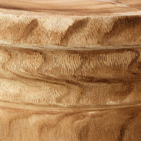 Jamie Young Mesa Natural Wood Side Table