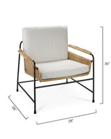 Jamie Young Palermo Rattan Lounge Chair