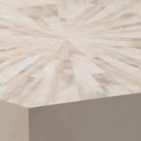 Jamie Young Radiant Side Table, Cream