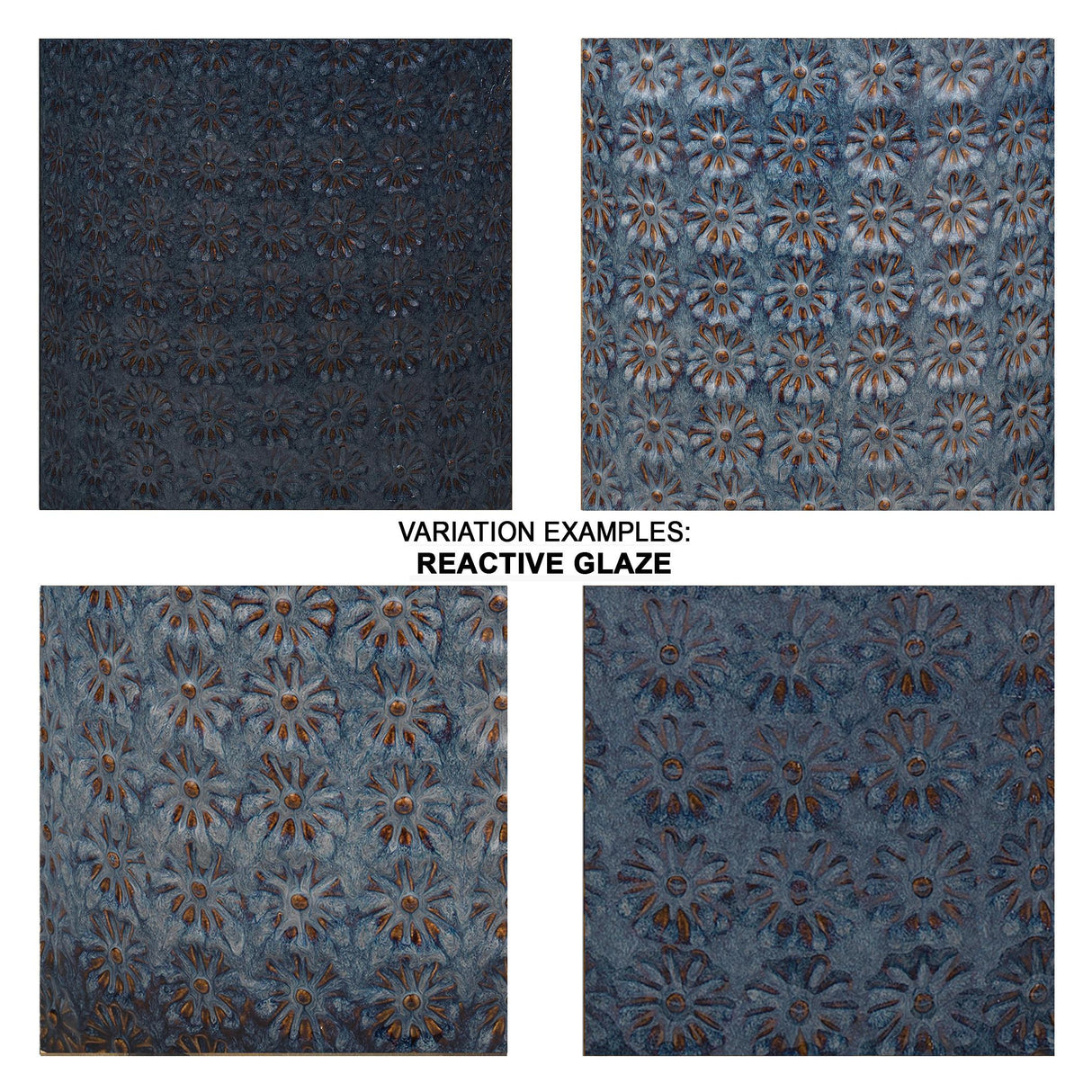 Jamie Young Wildflower Ceramic Side Table, Blue