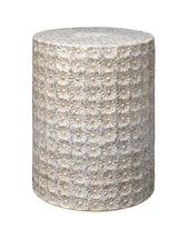 Jamie Young Wildflower Indoor/Outdoor Ceramic Side Table, Cream
