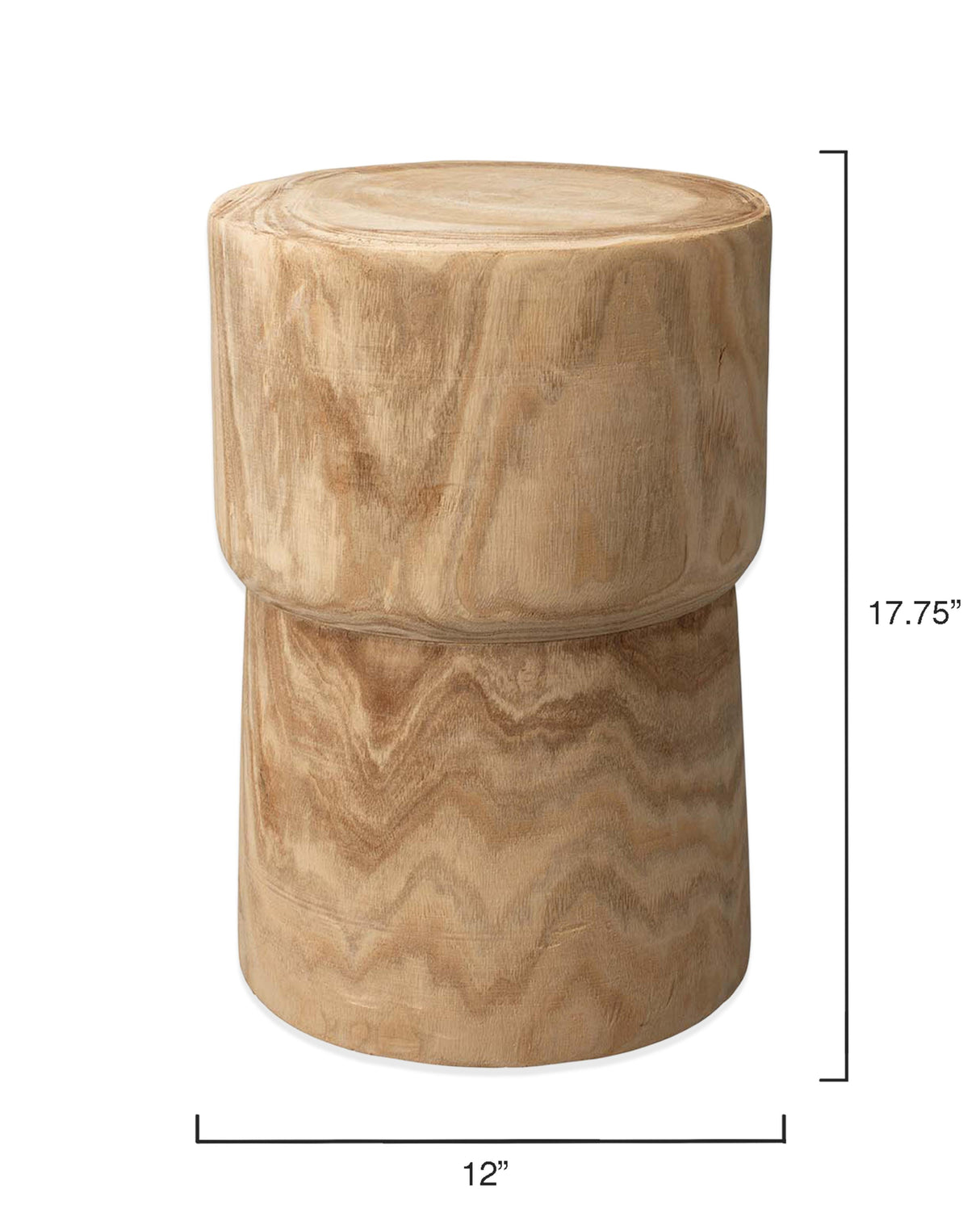 Jamie Young Yucca Wood Side Table