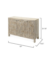 Jamie Young Juniper Three-Door Wood Cabinet