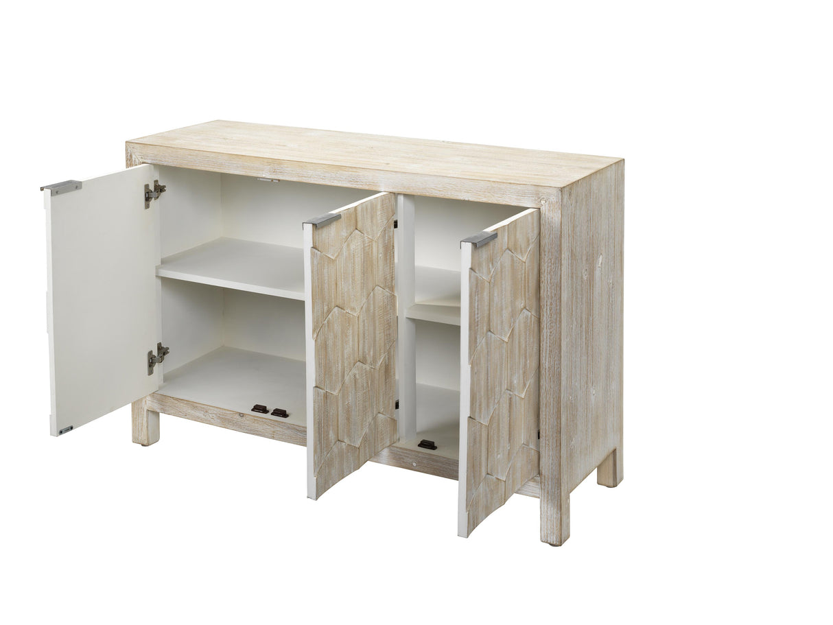 Jamie Young Juniper Three-Door Wood Cabinet