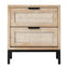Jamie Young Reed 2 Drawer Side Table