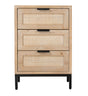 Jamie Young Reed 3 Drawer Side Table
