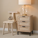 Jamie Young Reed 3 Drawer Side Table