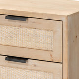 Jamie Young Reed 3 Drawer Side Table