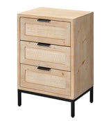Jamie Young Reed 3 Drawer Side Table