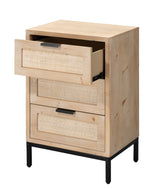Jamie Young Reed 3 Drawer Side Table