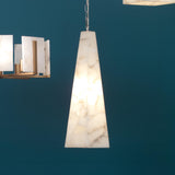 Jamie Young Borealis Alabaster Tall Hexagon 1-Light Pendant
