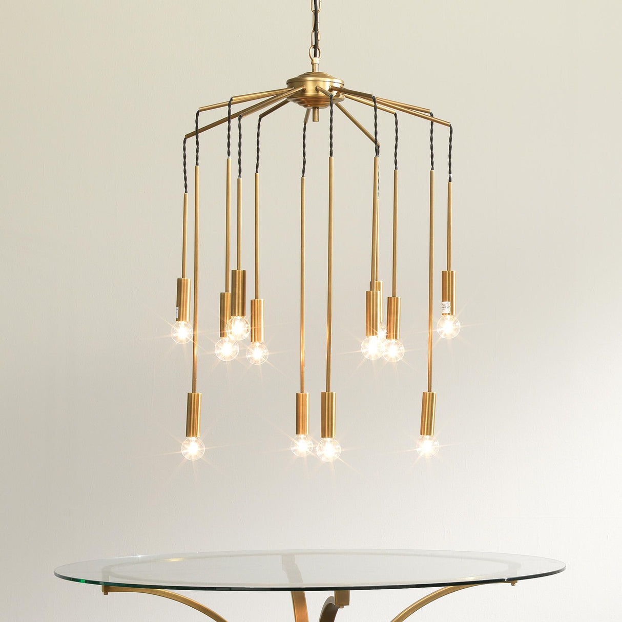 Jamie Young Cascade 12-Light Metal Chandelier