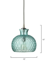 Jamie Young Clark 1-Light Glass Pendant