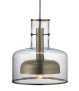 Jamie Young Clyde Glass 1-Light Metal and Glass Pendant