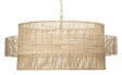 Jamie Young Concentric Rattan 2-Light Pendant