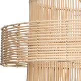 Jamie Young Concentric Rattan 2-Light Pendant
