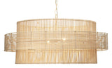 Jamie Young Concentric Rattan 2-Light Pendant
