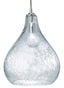 Jamie Young Curved Seeded Glass 1-Light Pendant, Large