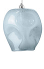 Jamie Young Dimpled Glass 1-Light Pendant, Blue
