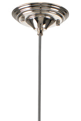 Jamie Young Dimpled Glass 1-Light Pendant, Blue